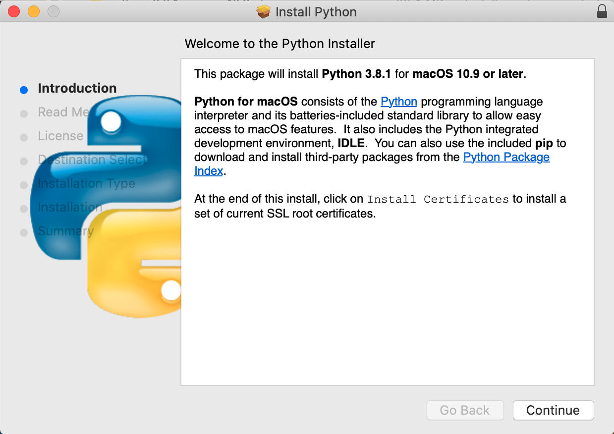 where should i install libraries for python mac